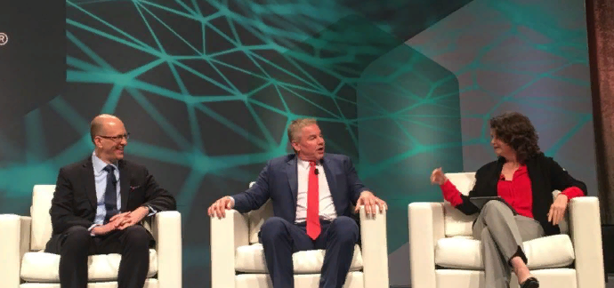 CoinNewsChannel's tweet photo. #Bitcoin price fluctuations did not affect the general interest in #cryptocurrency futures, Steven Quirk, head of brokerage TD Ameritrade, said on Tuesday during a discussion at CoinDesk Consensus 2019 https://t.co/5oHiqIpH3S