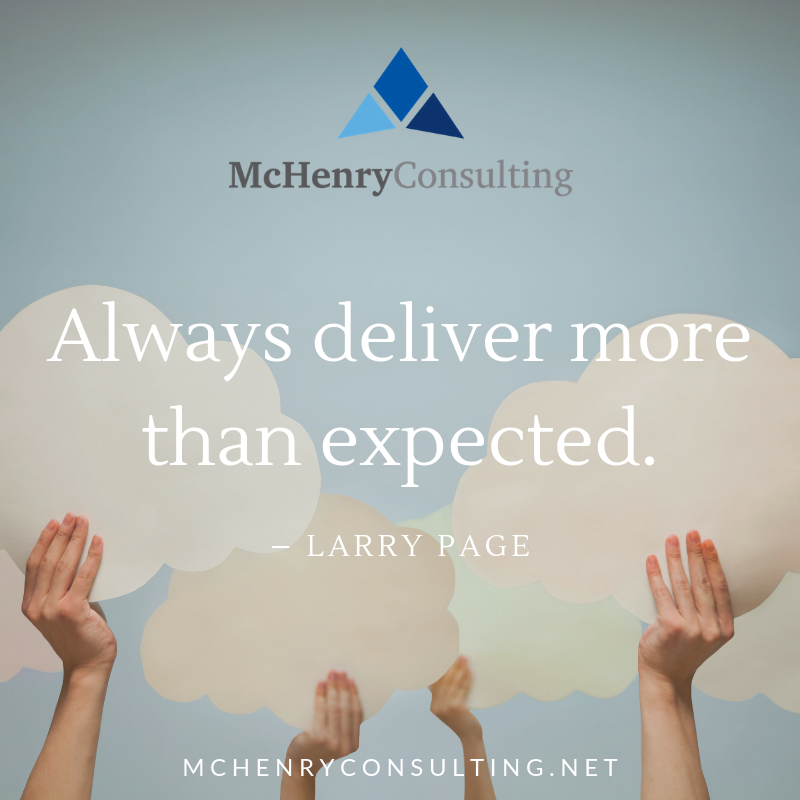 Exceed expectations consistently. This is the fastest way to add value, build trust and set yourself apart from competition. Be the BEST you can be. 💡#PEOadvisors #PEOveterans #ExceedExpectations #PEOsuccess #PEOsales #PEOsolutions #McHenryPEO