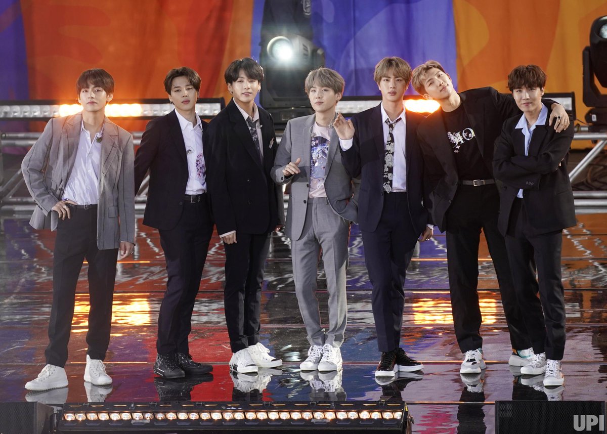 BTS menghadiri Summer Concert Series di Central Park, New York, Rabu (15/5/2019).