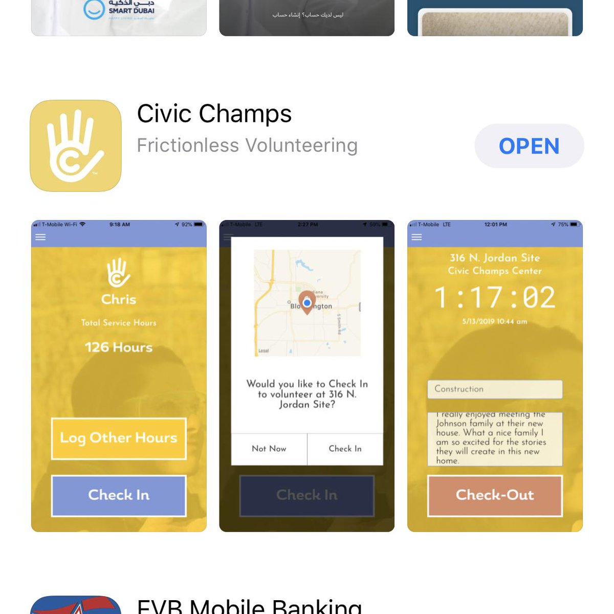 CivicChamps's tweet photo. Civic Champs App is on the App Store! Check us out. https://t.co/a3lLfDmKqp #frictionless #volunteering #AndroidComingSoon https://t.co/qJZ8jIhObv