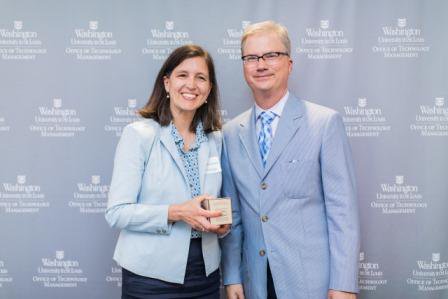 Congratulations to ICTS' Associate Director Christina Gurnett, MD for recognition at the @WashUOTM Celebration of Inventors event. Gurnett was honored for her patent on a new method to make molecular DNA libraries. @gurnett_c @holdenWU ow.ly/OCj150udaDW