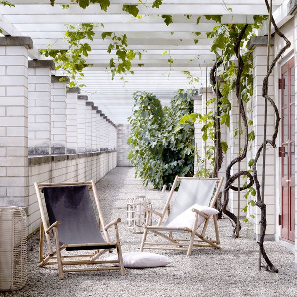 Add a natural touch with the Ulla Rattan Bench and Relax Deckchair, perfect for whiling away the summer hours 🌊 #rattan #bamboo #furniture #design #interiors