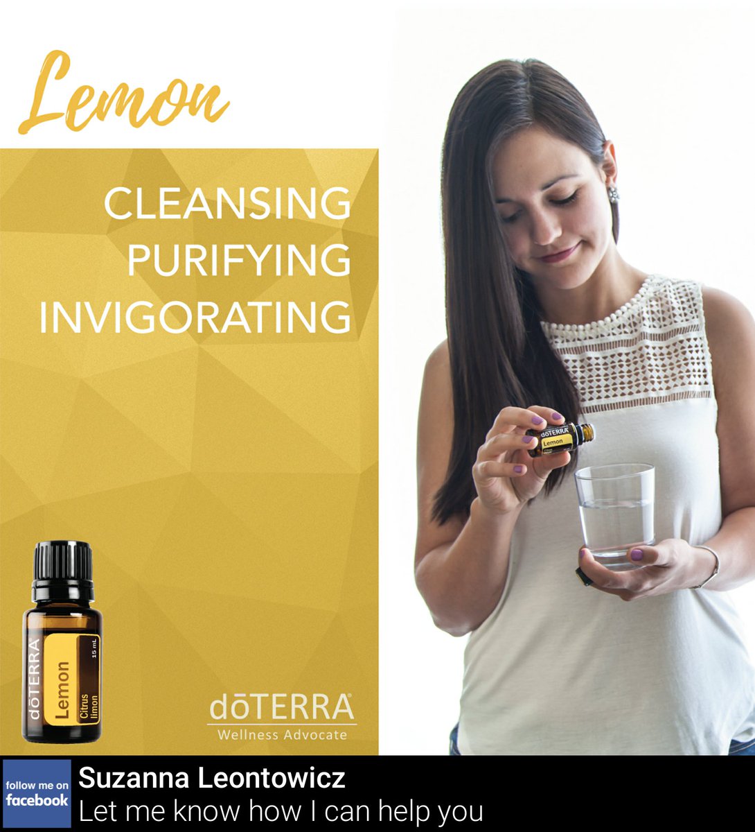 SLeontowicz's tweet photo. Finish this sentence: #Lemon essential oil is amazing because ___________! https://t.co/JVmFsuNVJJ