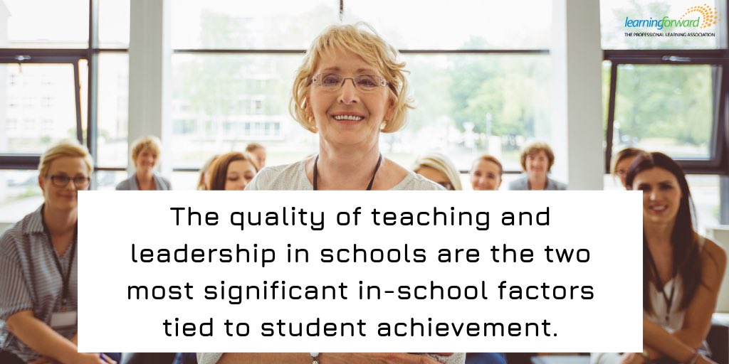 Educators and students deserve schools filled with outstanding teachers!  #TitleIIA supports increased student achievement by promoting strategies that will positively affect educator effectiveness. <a href="/LearningForward/">Learning Forward</a>