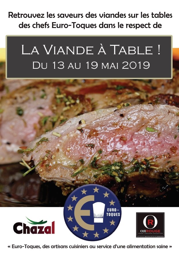 GRG Maisondesviandes (@grg_mdviandes) on Twitter photo Du 13 au 19 mai 2019 chez tous les #chefs <a href="/EuroToques1/">Euro-Toques France</a>, c'est la semaine de la #viande à table !
C'est l’occasion de vous faire redécouvrir des morceaux bien souvent délaissés et oubliés au détriment de pièces dites « nobles ». Du 13 au 19 mai 2019 chez tous les #chefs <a href="/EuroToques1/">Euro-Toques France</a>, c'est la semaine de la #viande à table !
C'est l’occasion de vous faire redécouvrir des morceaux bien souvent délaissés et oubliés au détriment de pièces dites « nobles ».