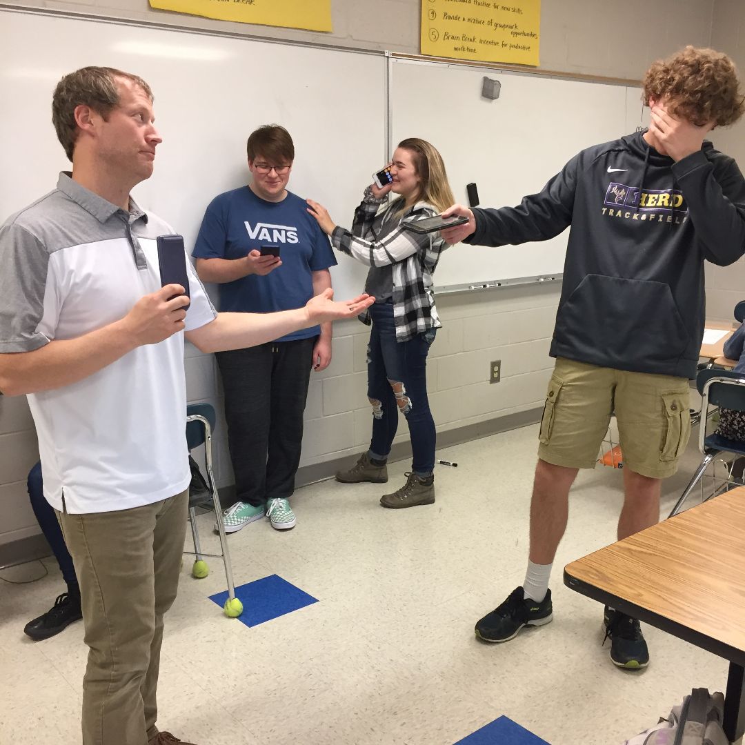 ElmerElk's tweet photo. One more reason why students don't use their cell phones for a calculator in math. This year, for the first time, students can now check out a calculator from the Library if they need one. :)
https://t.co/4w4SxSETYj
#ThirdWeekTakeover
#EAHSGO
#1Herd https://t.co/a9PepsYWDZ