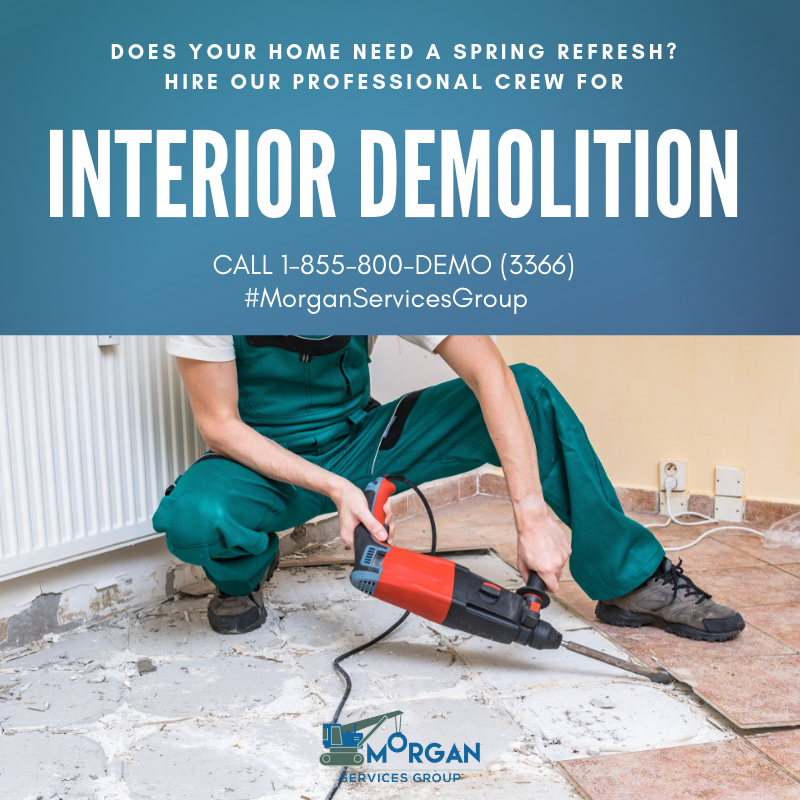 MorganSGC's tweet image. Renovate your kitchen or bathroom today with our interior demolition service!
#MorganServicesGroup #InteriorDemo #Demolition