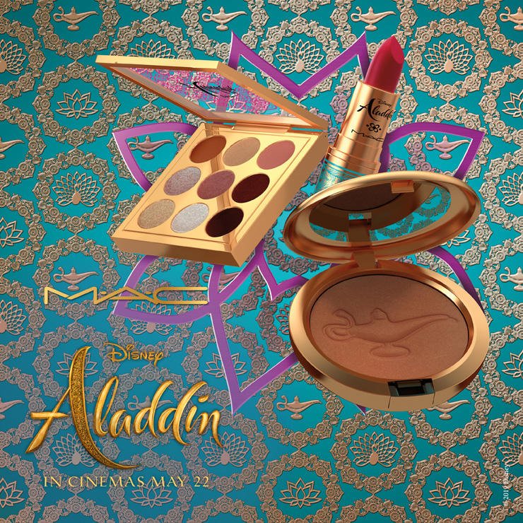 Who needs an enchanted lamp to make their dreams a reality? With Disney’s Aladdin Collection by MAC, makeup lovers enter a world where fantasies are fulfilled, and any look, from dramatic to demure, can be created with ease! In Cinemas May 22! @maccosmeticsuk <a href="/Disney_UK/">Disney UK</a>  #Aladdin
