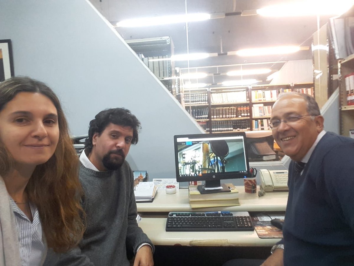 ACBJ_OK's tweet photo. #JuntosPorTusDerechos imágenes del programa de hoy, que contó con la presencia de María Gracia Andia en los Estudios y desde de la Biblioteca Poder Judicial en Necochea los Socios de #ACBJ sumando audiencia federal para #ACBJRADIO Gracias por acompañarnos https://t.co/u5tMfu9xu6