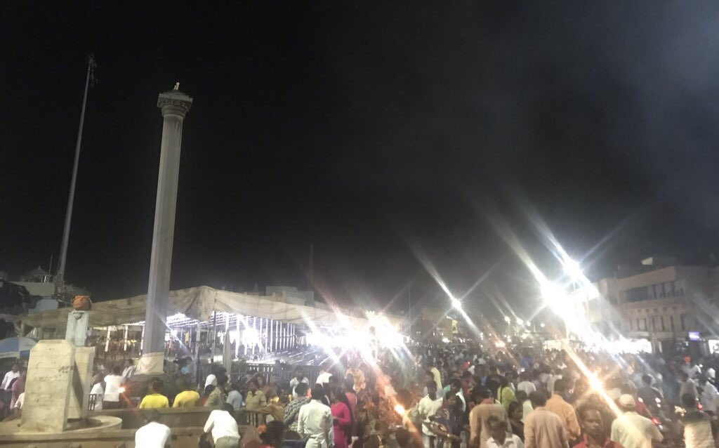sudarsansand's tweet image. Jai Jagannath , happy to see that power supply has been restored to Jagannath temple &amp;amp; Grand road now. Thank to all who are working day and night to #ReBuildPuri 🙏 #CycloneFaniAftermath