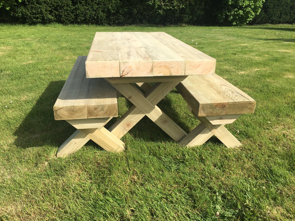 MoorlandsGF's tweet photo. A beautiful 8 Seat Alton design set of Garden Furnituture off to it’s #ForeverHome in #Chichester #BuiltToLast #SummerTime #gardendesign #GardenFurniture #SunsOut https://t.co/ebYr6LINLM