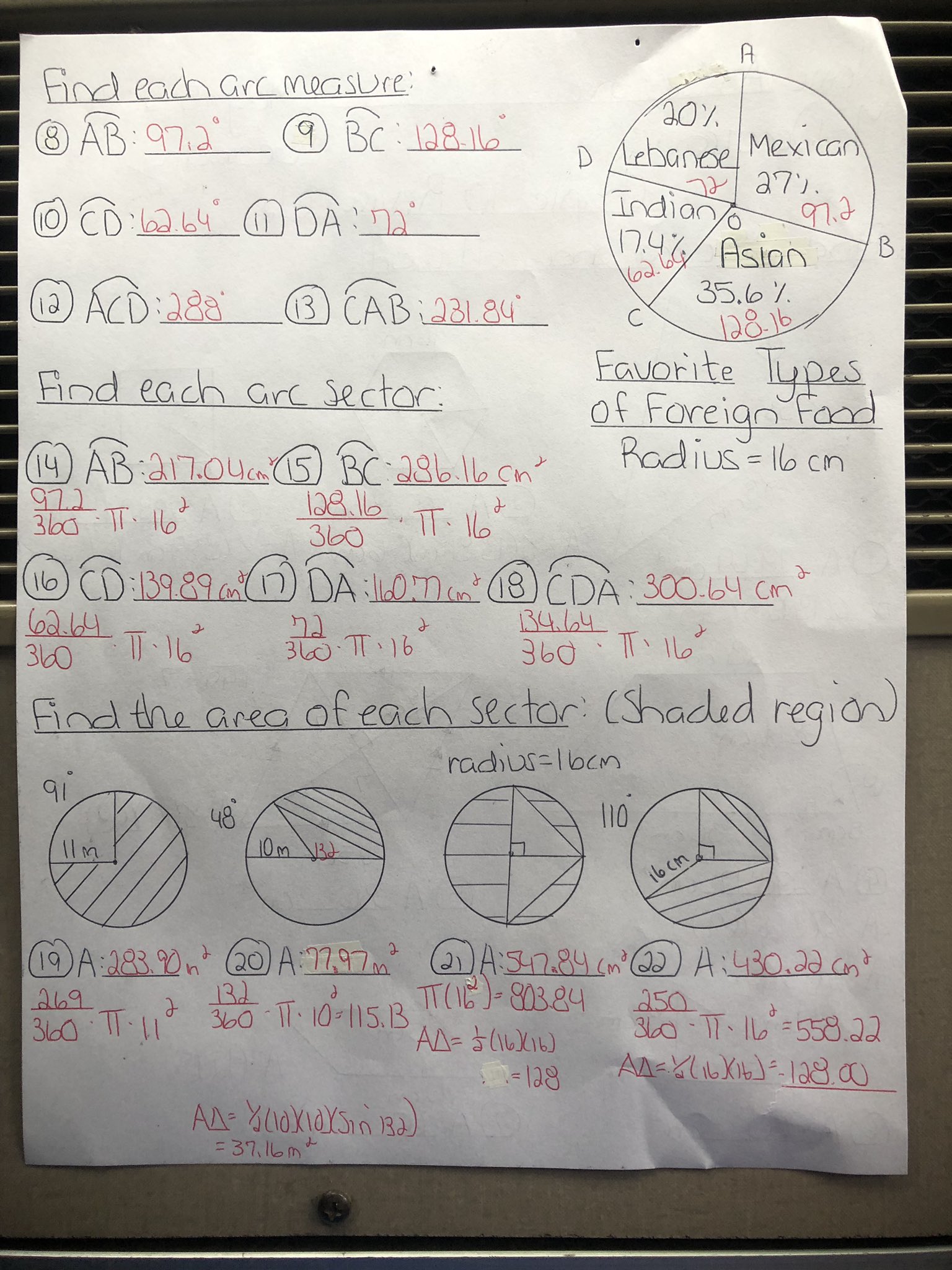 Mr Decoteau On Twitter A B And G Geometry Answer Sheet To The Review Worksheet From Class Today The Chapter 10 Exam Is Thursday May 16th Be Sure To Study Https T Co Graavegiia