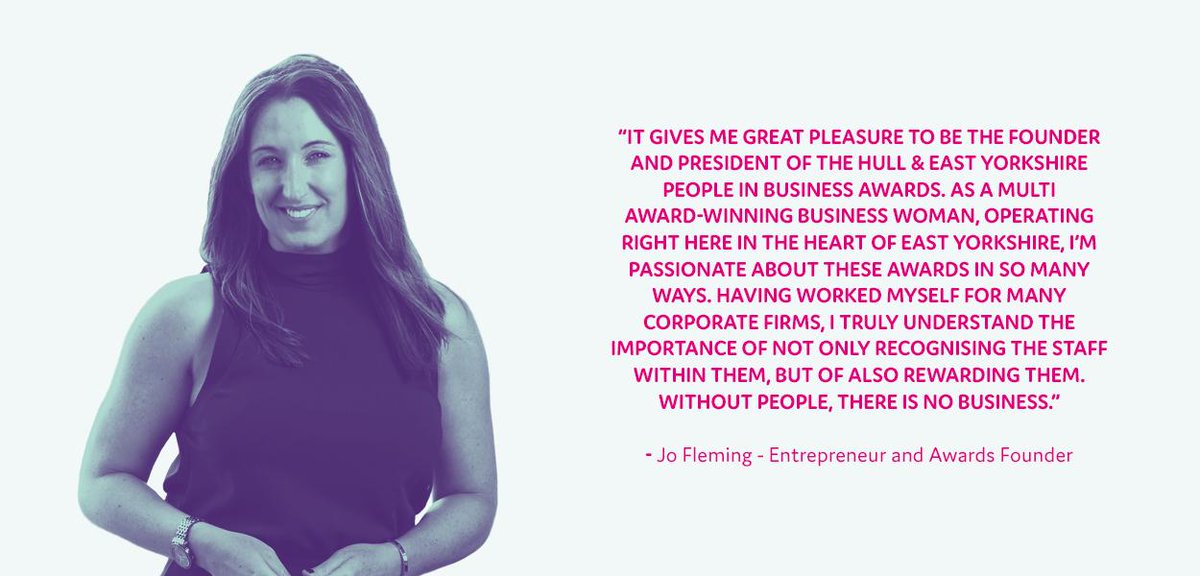 "Having worked myself for many corporate firms, I truly understand the importance of not only recognising the staff within them but of also rewarding them."

Jo Fleming, Entrepreneur and Awards Founder, on what @HEYPIBAwards is all about 🏆