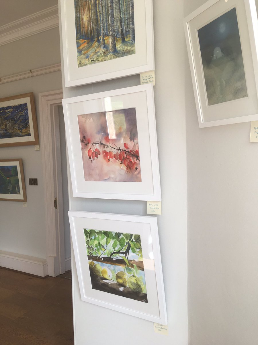 RoyalWales's tweet photo. Another glorious day with over 100 visitors @Aberglasney looking splendid. Do pop in and see the show, on until May 30th. Open Evening May 18th from 6.30 pm @Brushsmoke @duncanjohnson14 @StevenArtRI @OpenTywi @walesartists @Arts_Wales_ @fineartswansea @ArtSwansea @ColegSirGar https://t.co/5EKdbqOFRG