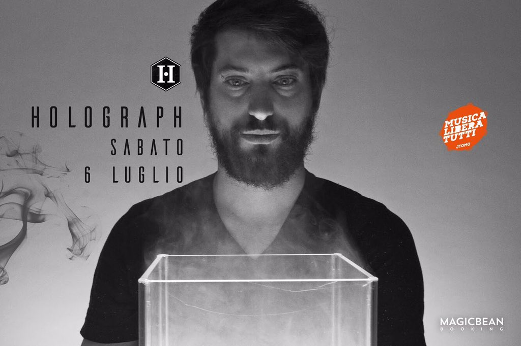 Musica Libera Tutti (@mlt_arcade) on Twitter photo Sabato 6 luglio #MLT19 si tinge di musica elettronica: sul nostro palco ci sarà @holograph che ci farà ballare con il suo spettacolo live che unisce musica, tecnologia e design.
INFO evento: bit.ly/30lwKrY
#MLT19 #savethedate #decimaedizione #dieciannienonsentirli Sabato 6 luglio #MLT19 si tinge di musica elettronica: sul nostro palco ci sarà @holograph che ci farà ballare con il suo spettacolo live che unisce musica, tecnologia e design.
INFO evento: bit.ly/30lwKrY
#MLT19 #savethedate #decimaedizione #dieciannienonsentirli