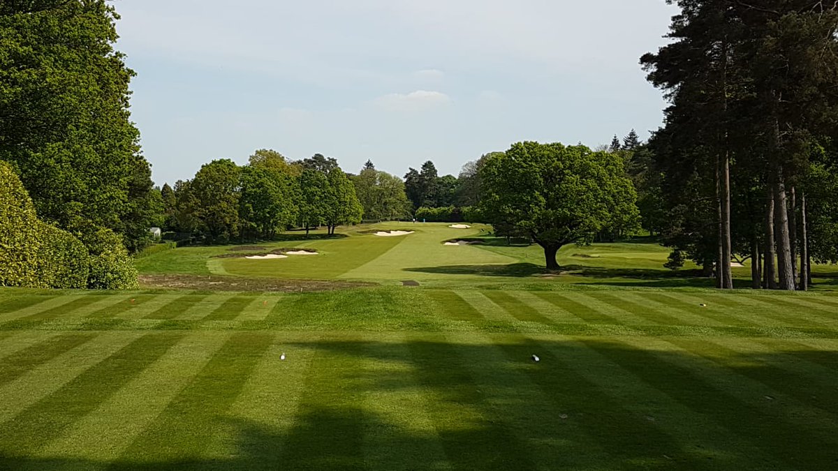 Sierrablen 24-5-8 (35g/m2) keeping the tees in great condition at <a href="/worplesdongolf/">Worplesdon Golf Club</a> with H2Pro AquaSmart applied at 5L/Ha monthly to manage soil moisture on the fairways.