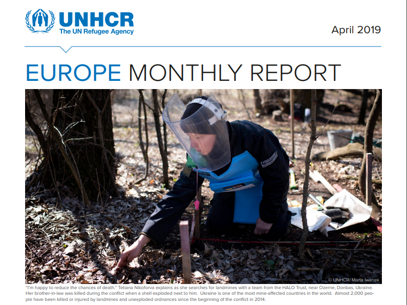 UNHCRIreland's tweet photo. Our latest Europe Monthly update for April has been released. Stay informed on the latest #refugee news, below. 

https://t.co/YLpacw5rga https://t.co/uEIqTcbArb