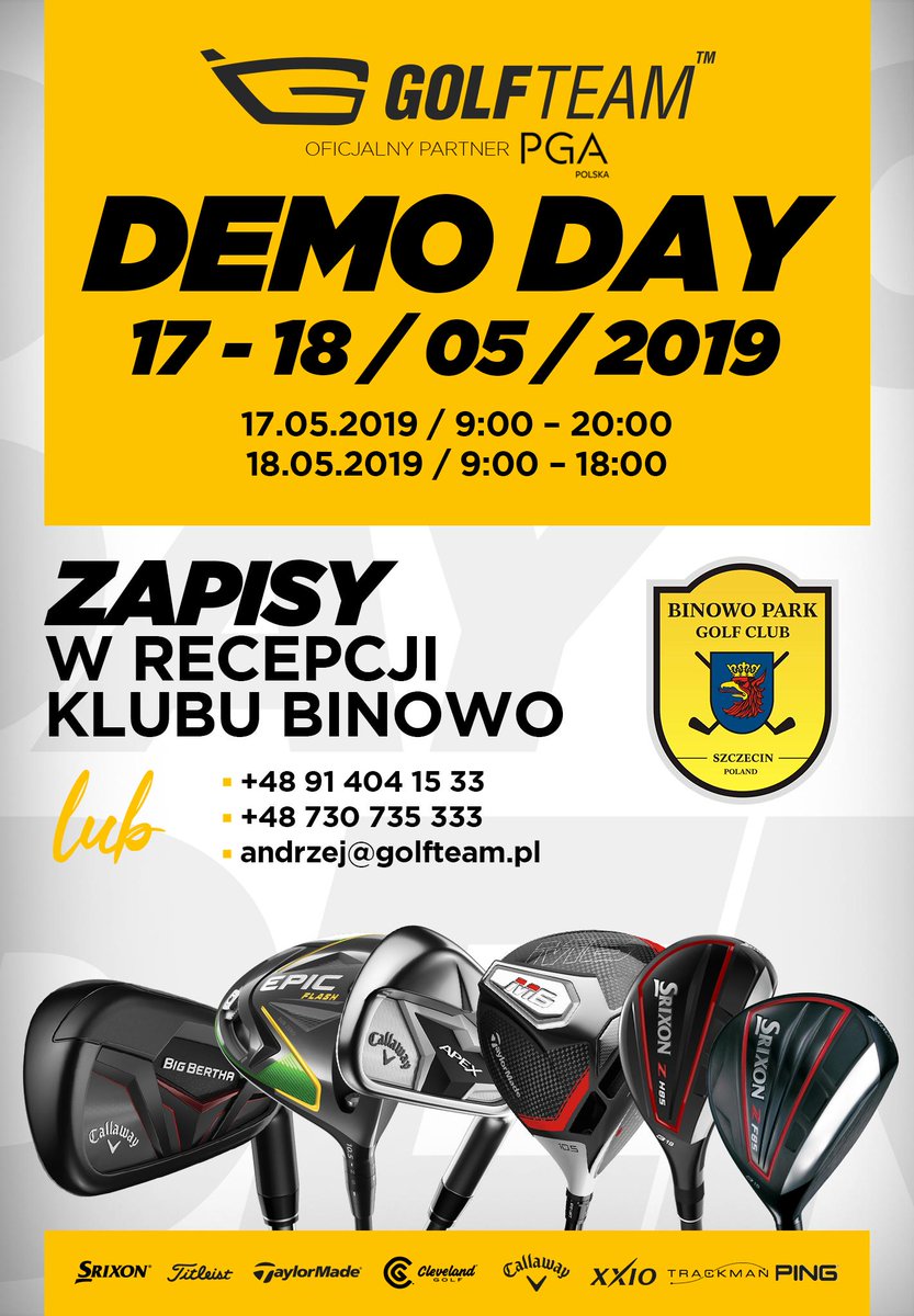 Zapraszamy na Demo Day podczas turnieju Floating garden Szczecin Open z cyklu Alior Bank PGA Polska Tour!