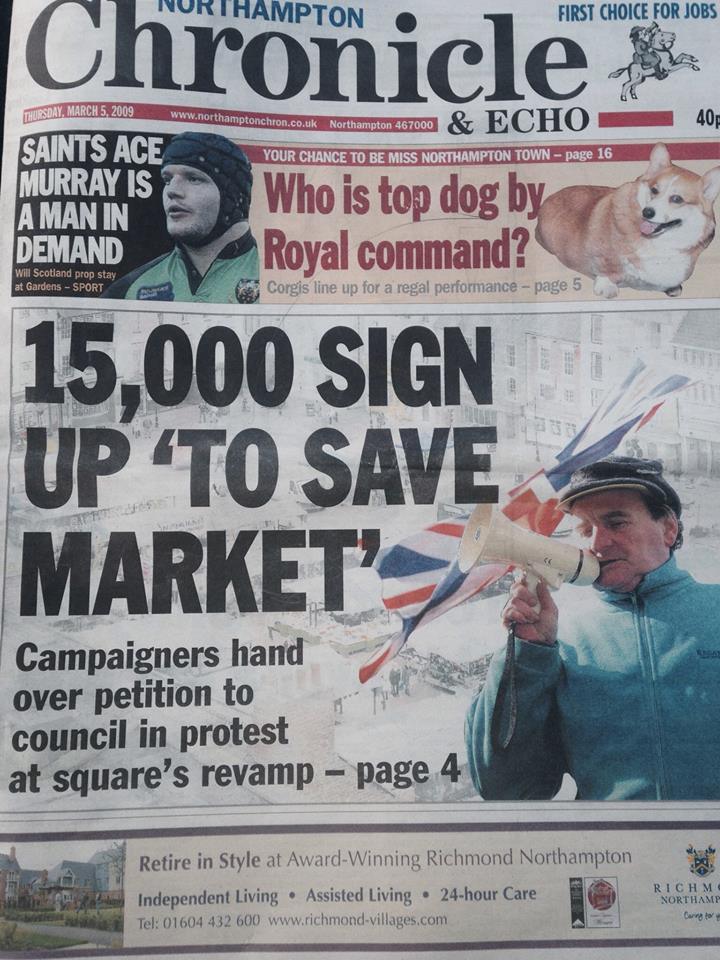 eamonnfitzy's tweet photo. My Save the Market campaign is about to resume says #angryapple https://t.co/dMCDTPqC8b