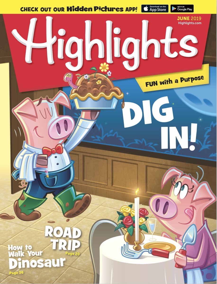What’s ✨NEW✨ in this month’s issue of Highlights? Here are a few things from the June issue that we’re excited to share… (cover illustrated by <a href="/gary_lacoste/">Gary LaCoste</a>) #HighlightsMagazine #kidlitart