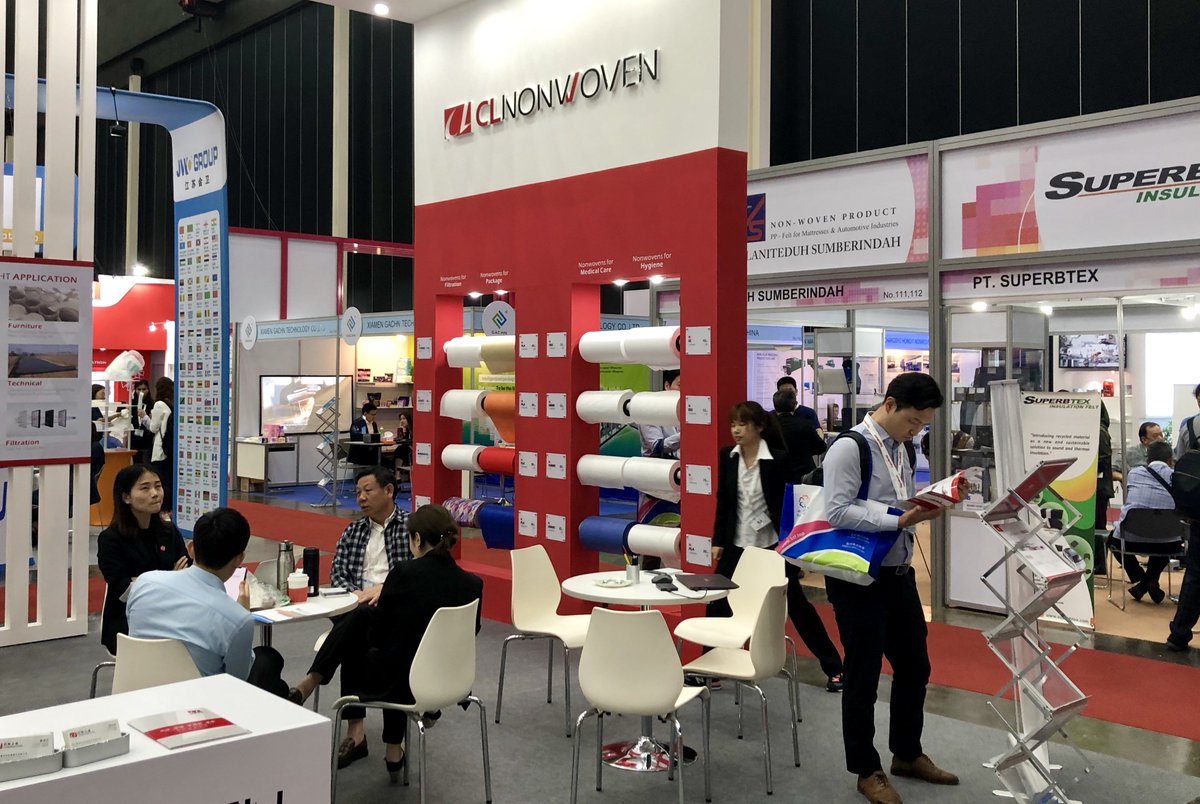 EJ_Krause's tweet photo. Today we kicked off #ANDTEX 2019 in Bangkok! Exciting event bringing together industry leading nonwovens and engineered materials producers, researchers, and users from around the world! Details at https://t.co/ZFrN4gTbrI #nonwovens #fabrics #textiles #ejkevents https://t.co/D1H1M3UCZt