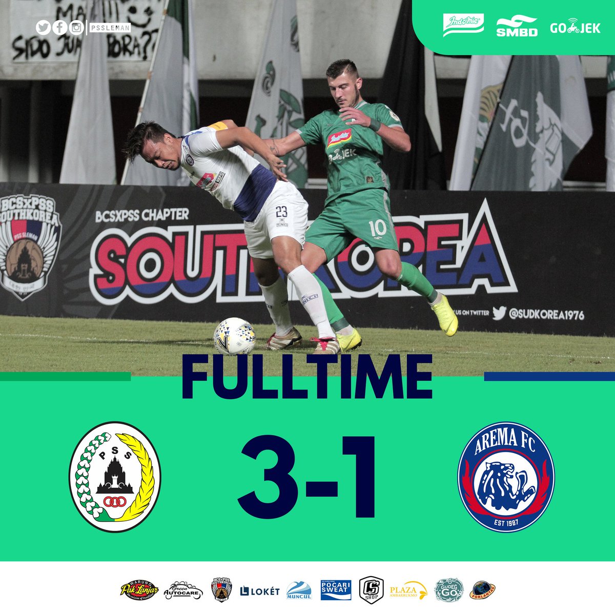 FT 3-1
#PSSleman #COSE #ShopeeLiga1 #PSSvAremaFC