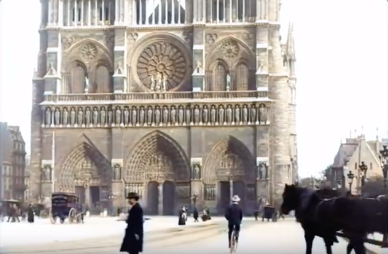 openculture's tweet photo. Paris, New York &amp; Havana Come to Life in Colorized Films Shot Between 1890 and 1931 https://t.co/X2oN5utiyP https://t.co/BPQgAjt5QT