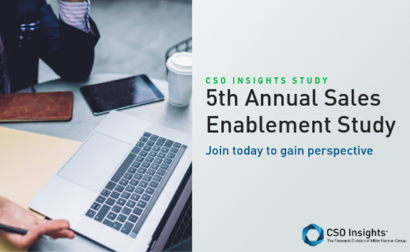 Highspot's tweet photo. Are you part of a #salesenablement team? Join @CSOInsights 5th Annual sales enablement study and get the results ➡️ https://t.co/DtB6dCK0Sv https://t.co/1YWmMuuAXt