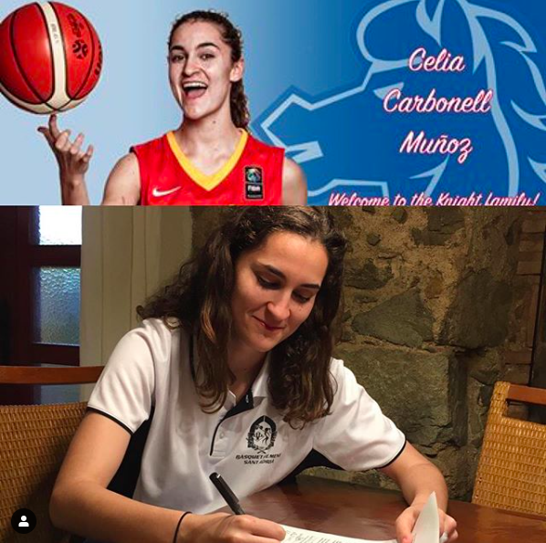 La jugadora de <a href="/FemSantAdria/">Bàsquet Femení Sant Adrià (FSA) 💜</a> CELIA CARBONELL <a href="/celicarbonell/">Celia_carbonell</a> jugará la próxima campaña en #NCAA Div I para Fairleigh Dickinson