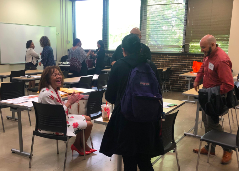 CPS_Counselors's tweet photo. Kicking off the day @TrumanCollege at our Summer Transition Coordinator Training! Putting Summer Melt on Ice! Thank you to our school counselors, coaches and partners for supporting this work! @ChiCookWORKS @Chi_WF_Funders #CCT #LearnPlanSucceed https://t.co/BXORhhDJlL