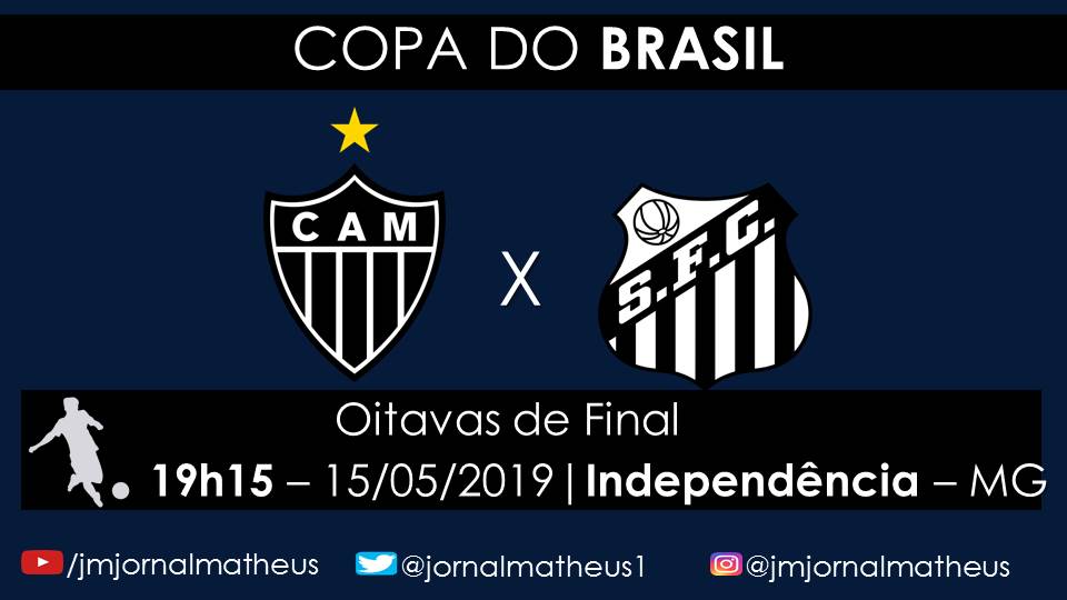 JMJornalMetrop's tweet photo. ALÔ TORCEDOR DO #GALO! Hoje tem @CopadoBrasil
A equipe mineira encara o @SantosFC pelas oitavas de final da competição
É DIA DE JOGÃO
#TamoJuntoJM #BoraSimbora
#Futebol https://t.co/9XFhLhARqF