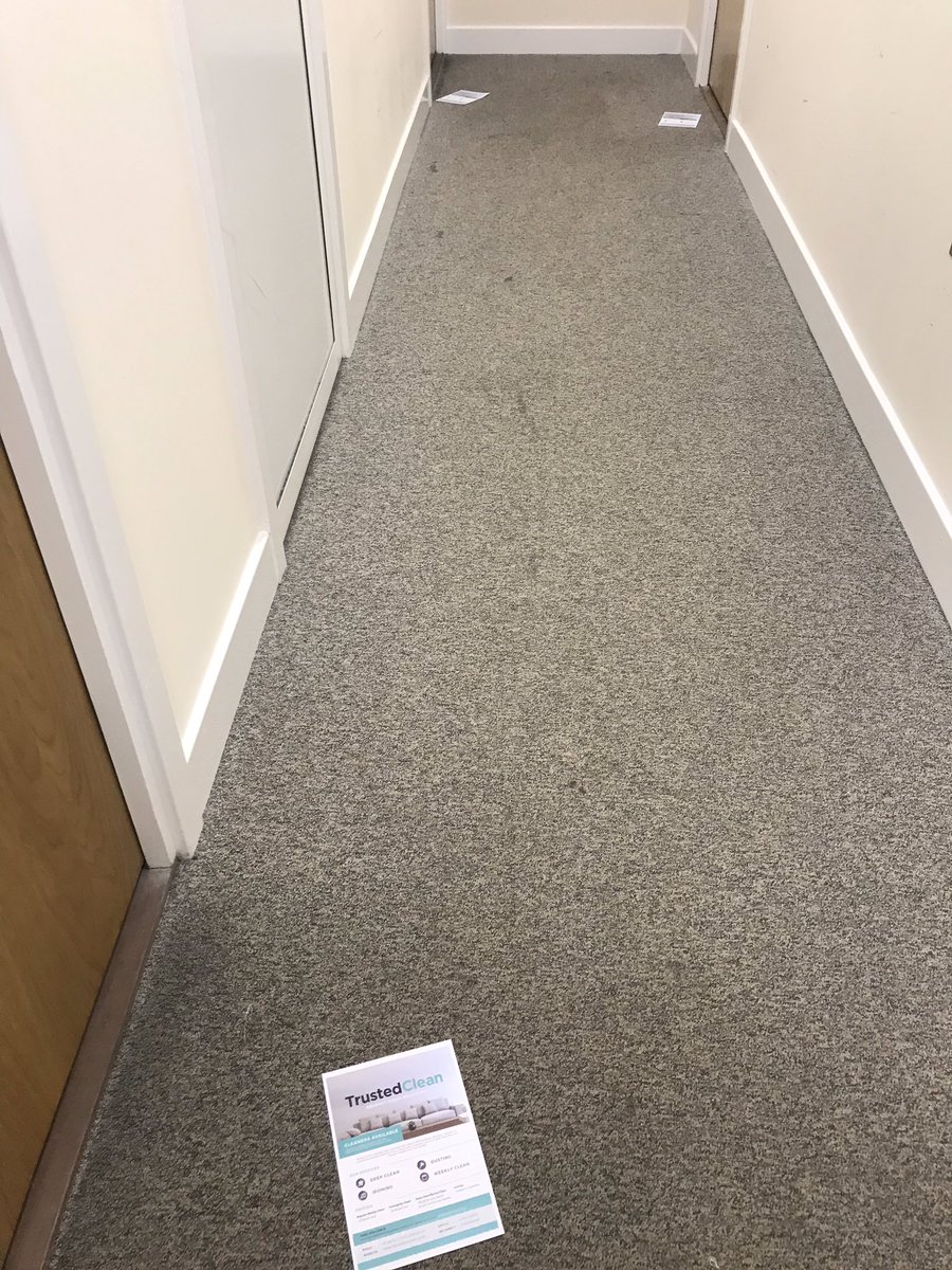 carminamunte's tweet image. Would you trust #TrustedClean? A housekeeping / cleaning business that throws pamflets on the floor does not feel like they’re very clean, does it?