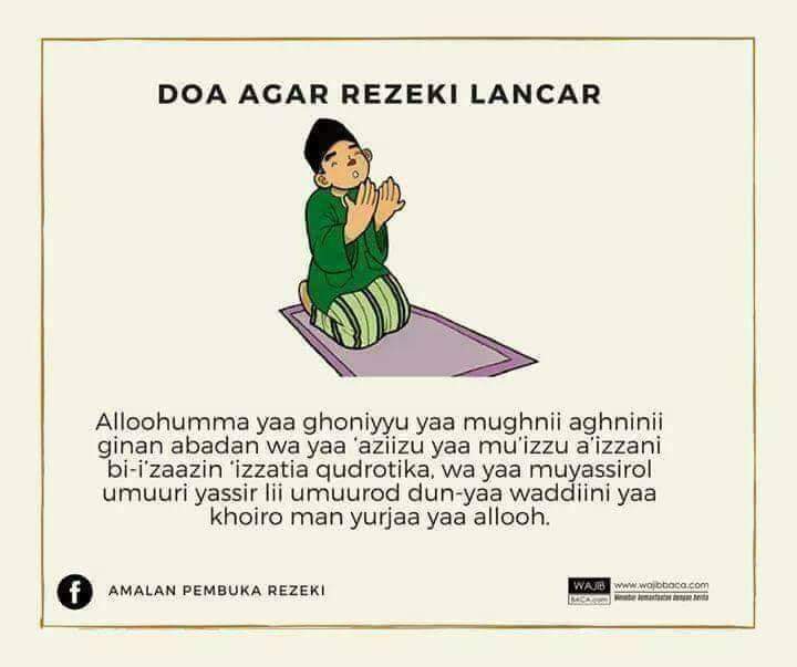 arrogant8_mrs's tweet image. Doa-doa yang akan membuat kita dikejar-kejar rezeki 😊