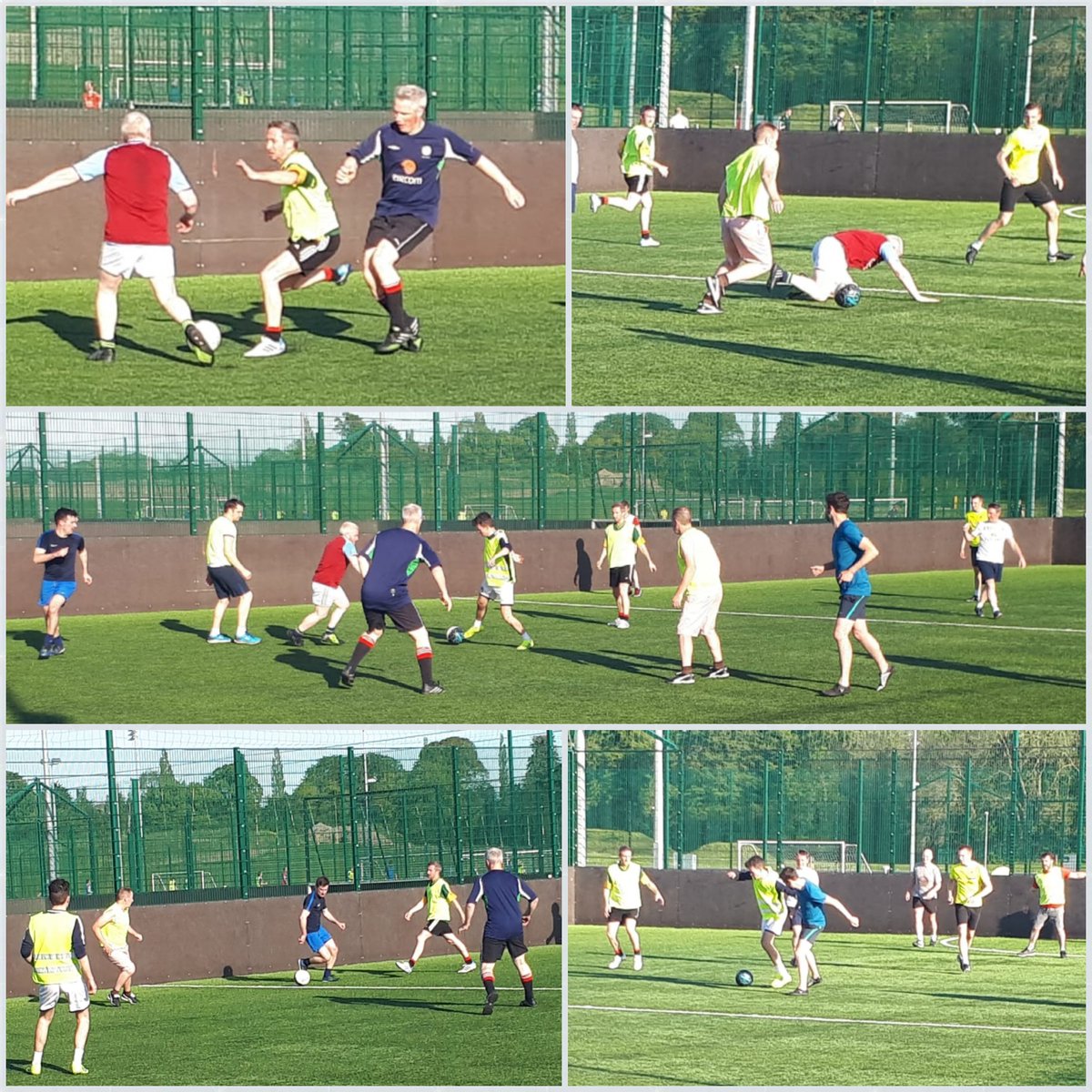 @HBSEstatesCOH and HBS Estates Swords kick started their #HSEStepsChallenge with some healthy competition on the football pitch this evening!