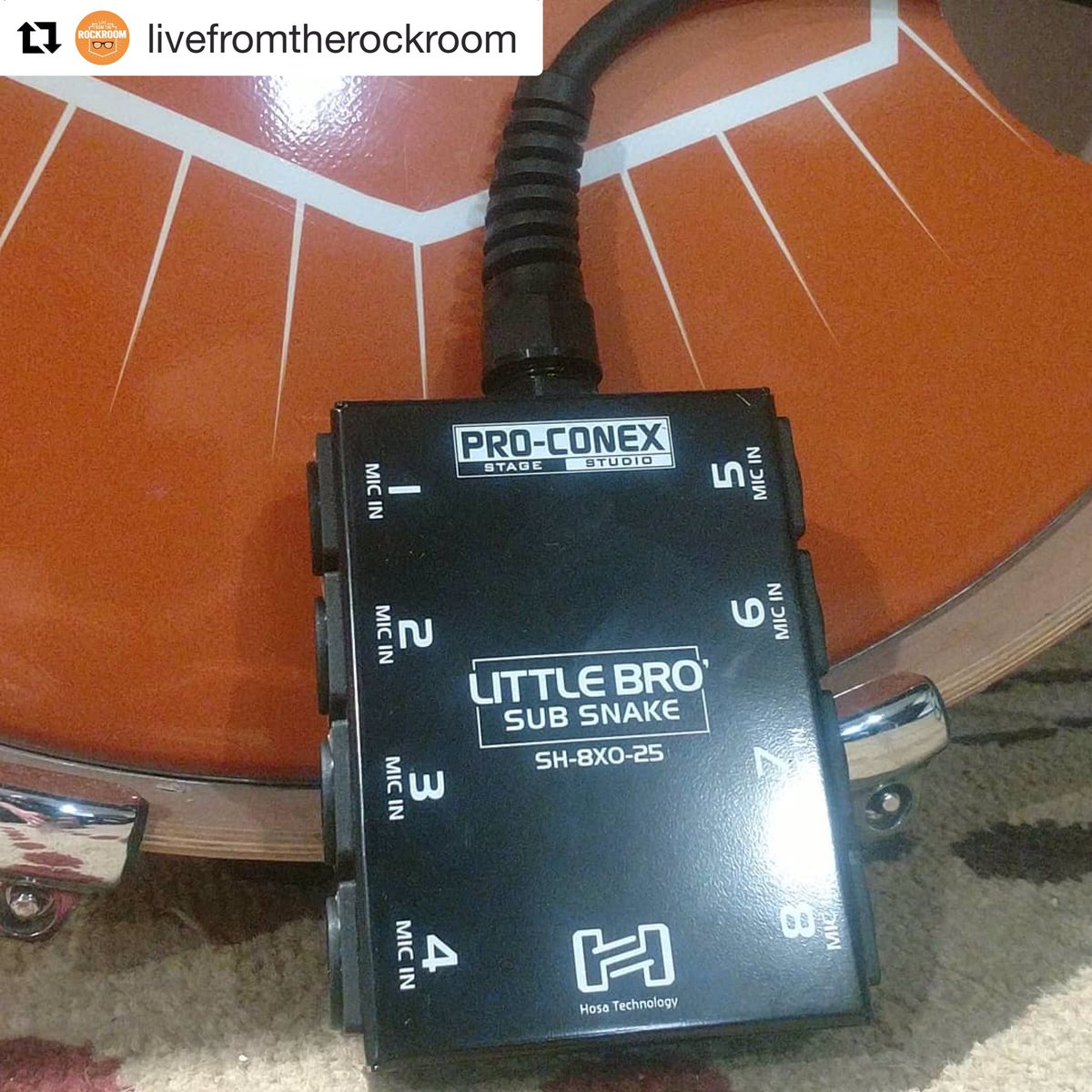 As <a href="/LFTRR/">LiveFromTheRockRoom</a> knows, if you don’t want your mic cables to double as potential death traps, keep your floor tidy running through one of our Little Bro snakes.

Visit hosatech.com/product-catego… for more info on all the different snakes and stage boxes we offer.