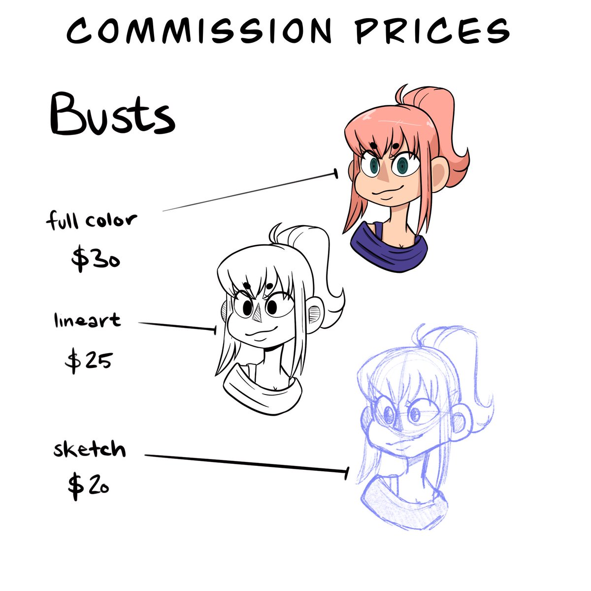 AngelBunOC's tweet image. New commission sheets. DM if you are interested.