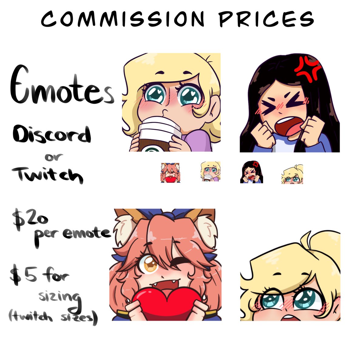 AngelBunOC's tweet image. New commission sheets. DM if you are interested.