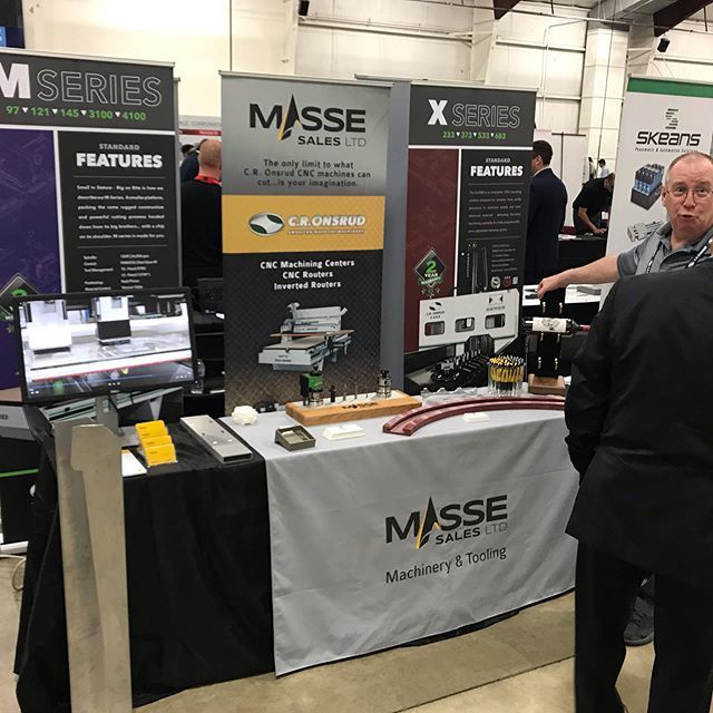 MasseSales's tweet photo. Exhibiting at the MMP (Metalworking Manufacturing and Production) show in Abbotsford today. #cnc @cronsrud https://t.co/MkAYxICYJ4 https://t.co/fJShAl1Vrp