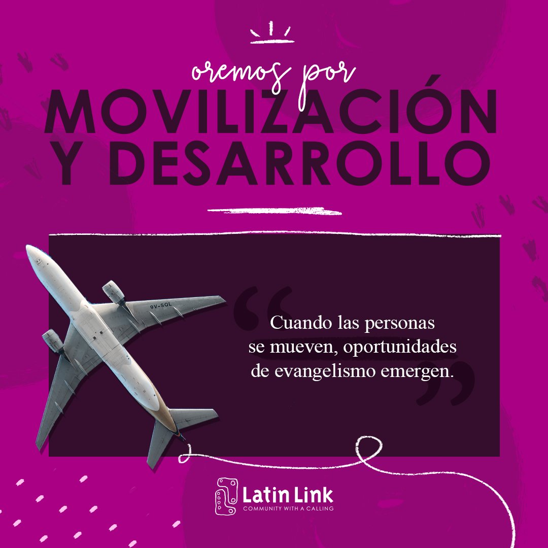 LatinLinkInter's tweet image. ¡Hoy oramos por la movilización y desarrollo! ¿quisieras acompañarnos en oración? Click el siguiente Link:
bit.ly/2W5Q8K7
¡Today we pray for mobilization and development! would you like to join us in prayer? Click the Link:
bit.ly/2W8bRRH