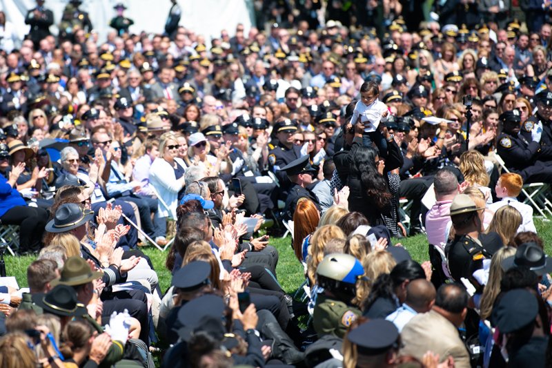 SecretService's tweet photo. The @SecretService was honored today to join others from around the Nation at the 38th Annual National Peace Officers' Memorial Service in Washington, D.C. #PoliceWeek2019 https://t.co/uDjP9oJ2Xz