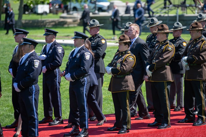 SecretService's tweet photo. The @SecretService was honored today to join others from around the Nation at the 38th Annual National Peace Officers' Memorial Service in Washington, D.C. #PoliceWeek2019 https://t.co/uDjP9oJ2Xz