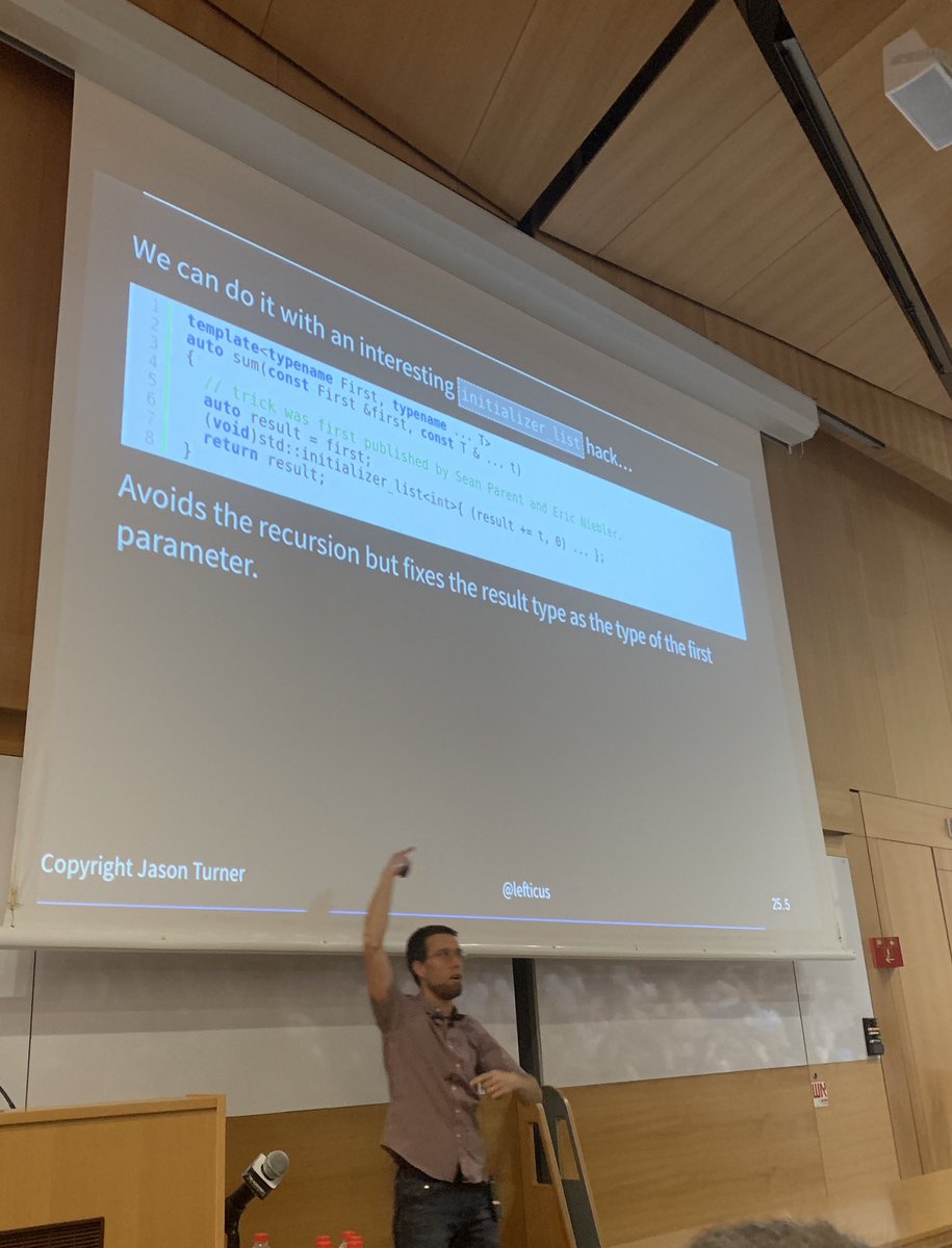 timur_audio's tweet image. For the most part, I found @lefticus's keynote at #CoreCpp2019 really smooth and easy to follow, but this slide suddenly made my brain explode 🤯