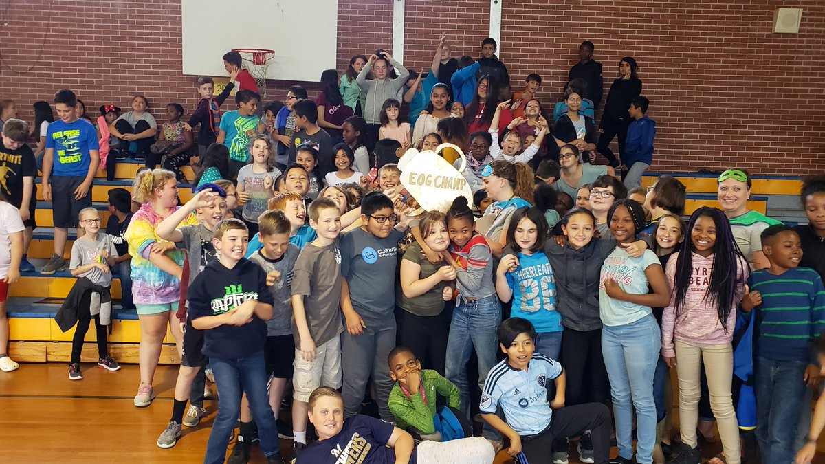 Great fun at our <a href="/CHESPirates/">Corinth-Holders Elementary School</a> EOG Rally Day! Congratulations to our EOG champion 5th graders!

I know our students will be ready to do "whatever it takes" to rock the test! #WeArePIRATES