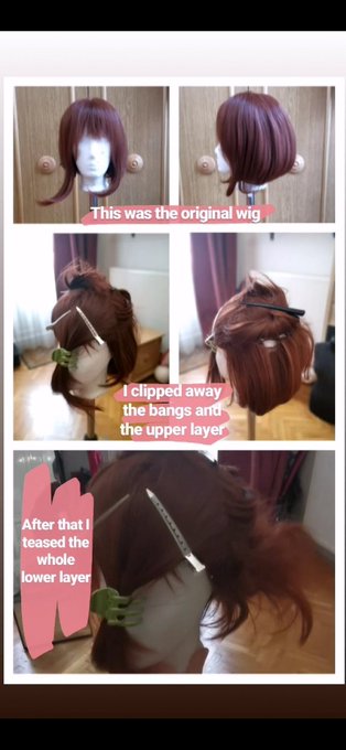 Uraraka wig progress ✂️👍😋 https://t.co/jVnPXtEv8p<a href="/tag/doplegangerchallenge"class="tags"><span>#doplegangerchallenge</span></a>