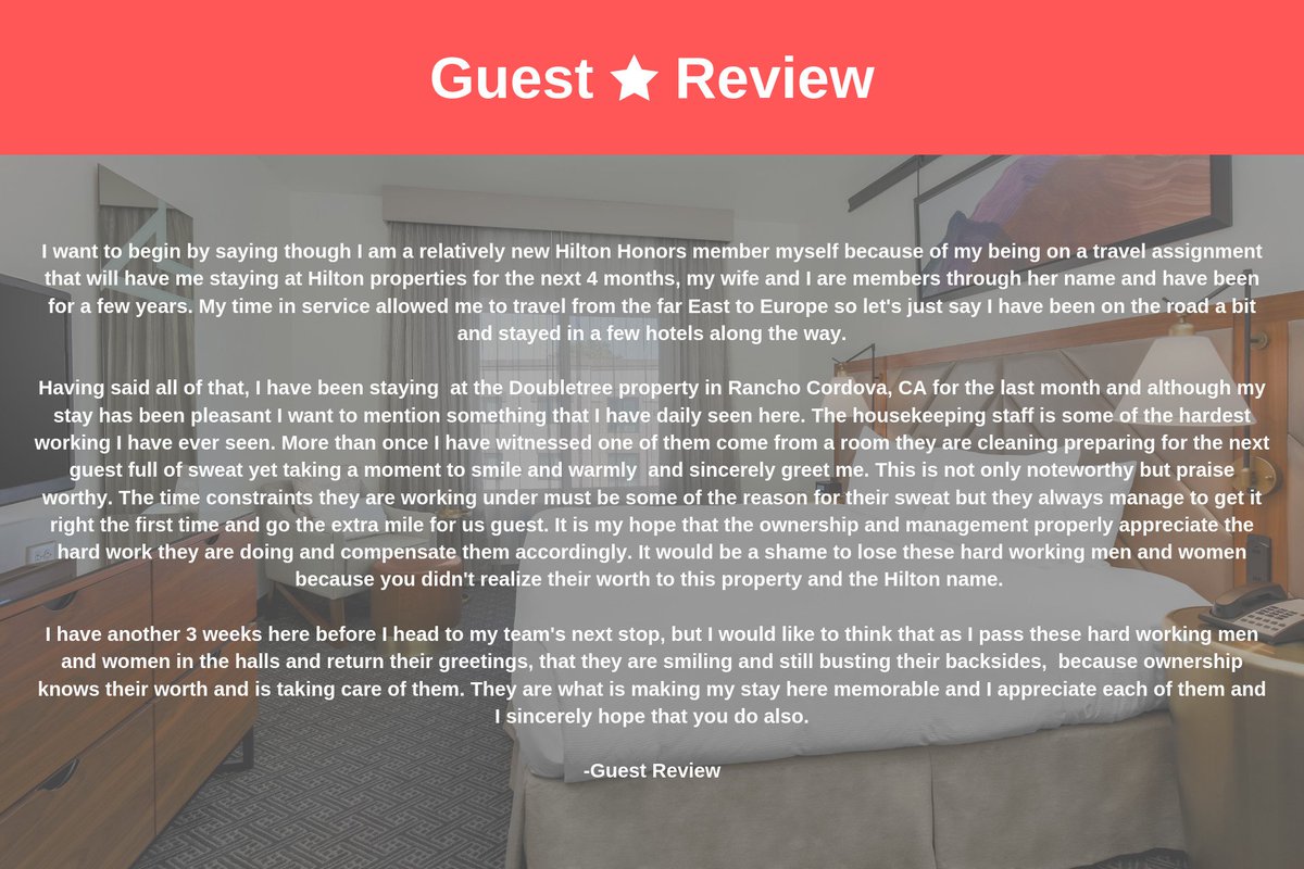 DoubleTree_SRC's tweet image. Thank you for sharing these thoughtful comments! Your kind words mean a lot to our entire team! ⭐️⭐️⭐️⭐️⭐️
