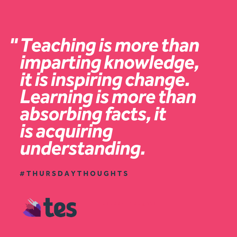 TesAustralia's tweet photo. It must be great to know that you are inspiring the next generation and helping them to understand exactly what they are capable of. We appreciate what you do.👏 😊 #Thursdaythoughts #Teacherwisdom https://t.co/9VlxFj6nTY