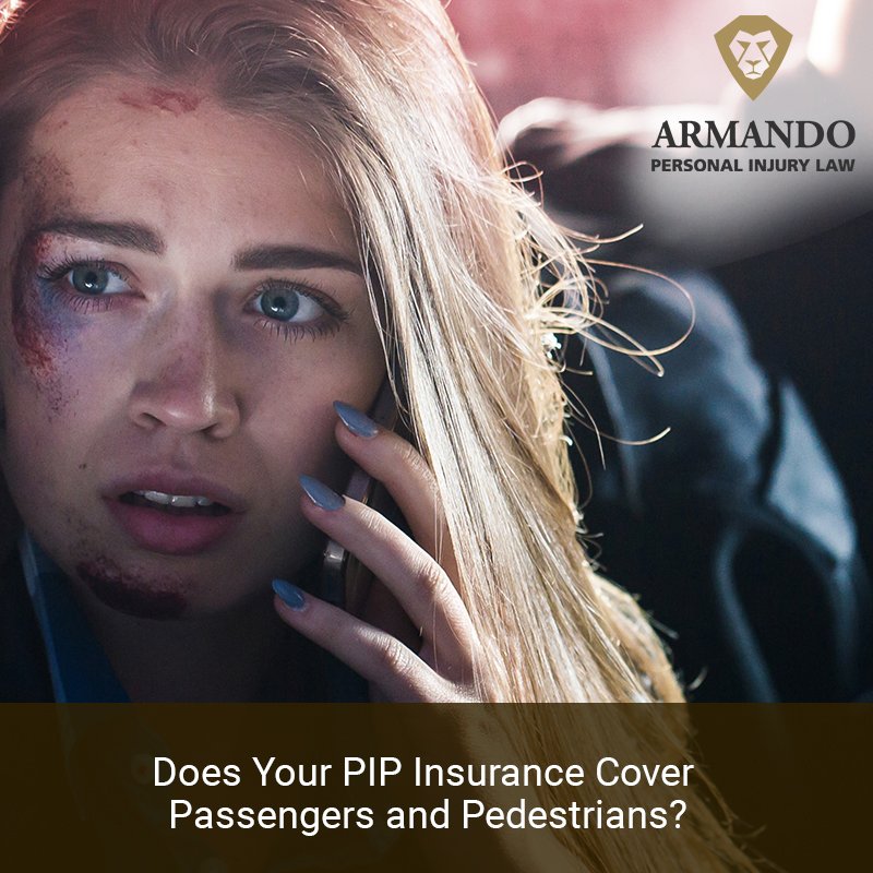 ArmandoInjury's tweet image. Does Your PIP Insurance Cover Passengers and Pedestrians?
When you’re injured in a car accident in Florida, you may have many questions running through your mind:
bit.ly/2LrIOEt
#caraccident #PIPinsurance # ArmandoPersonalInjuryLaw #accidentlawyer