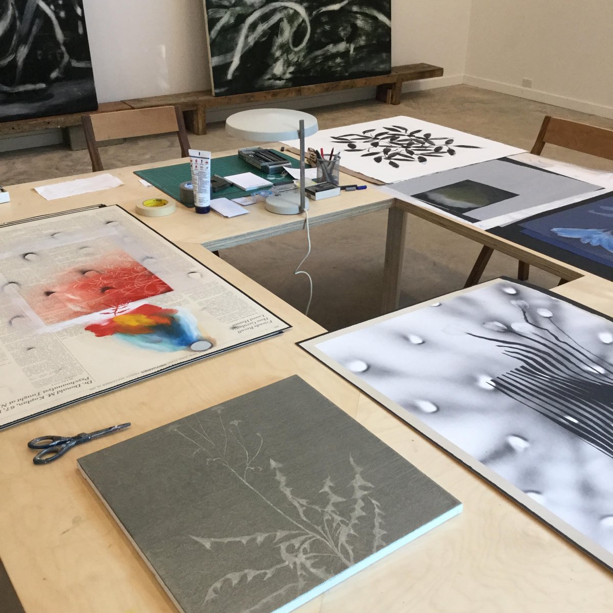 Saul_Projects's tweet image. Join the Conversation! 
Ross Bleckner & Zachari Logan 
Tomorrow night, Thursday, May 16, 6 pm, 5th floor, Please stop by the gallery before to see the show, and meet the artists (on the 6th floor).