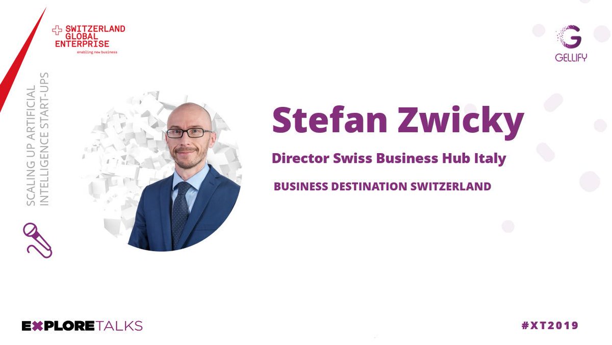 GELLIFY (@gellifygroup) on Twitter photo Stefan Zwicky is @ #XT2019 - Swiss Business Hub is our new partner for this event talking about the company business. Stefan Zwicky is @ #XT2019 - Swiss Business Hub is our new partner for this event talking about the company business.