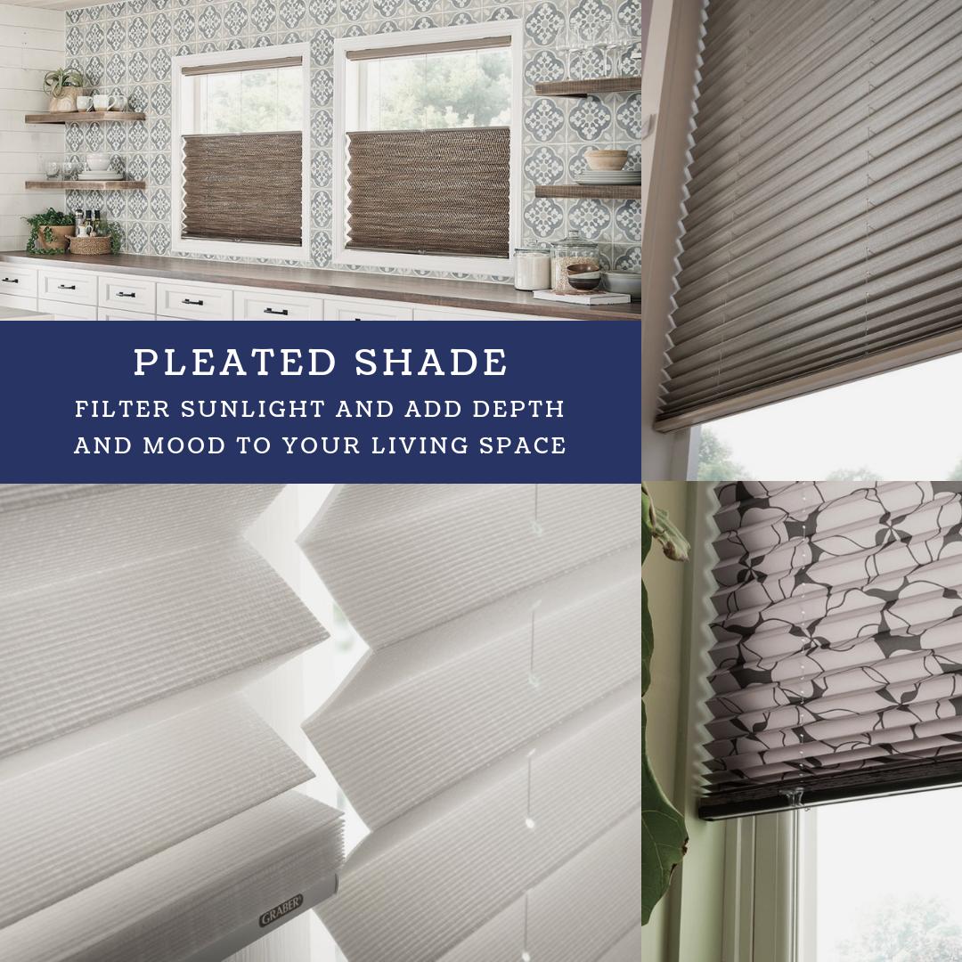 Graber crafts its pleated shades to filter sunlight &amp; add depth &amp; mood to your living space. Select from a range of sheer to room-darkening options, as well as a palette of colors, patterns, &amp; textures.
🖼
#closetslasvegas #windowwednesday #windowfashions #windows #windowenvy